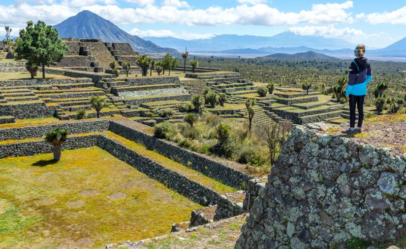 Zona arqueológica de Cantona y Huamantla